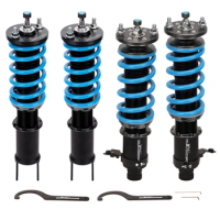 Maxpeedingrods COT6 Coilover Suspension Lowering Kit for Honda Civic 1996-2000 Adjustable Coilover Shock Suspension Coilover