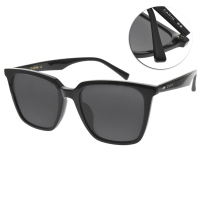 【CARIN】太陽眼鏡 時尚方框 NewJeans代言(黑 黑色鏡片#LOUISE C1)