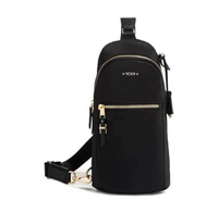 TUMI Voyageur Anna Sling Backpack Bag - Sling Bag / Tas Selempang Wanita - Black / Gold