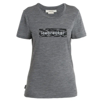 【Icebreaker】女 Tech Lite II 圓領短袖上衣 絢麗迷彩-AD150(排汗衣/底層衣/美麗諾羊毛衣/T恤)
