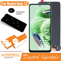 AMOLED Display For Xiaomi Redmi Note 12 Lcd Touch Screen For Redmi Note 12 Note12 LCD 22111317I Display Replacement Repair Parts