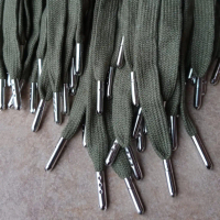 Tali Hoodie Hijau Army Premium Katun Flat Ujung Aglet Besi suz