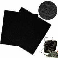 5 high-quality black activated carbon filter sponge 13*13*1cm for 493 solder fume absorber ESD smoke exhaust sponge