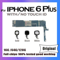Full Chips 4G Lte Network Main Logic Board Clean iCloud For IPhone 6 Plus 16GB 64GB 128GB Not ID Locked Motherboard IOS System
