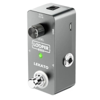 LEKATO Guitar Looper Effect Pedal 5 Minutes 300s Looping Recording AU with Tuner Unlimited Overdub Guitar Looper Effect Pedal