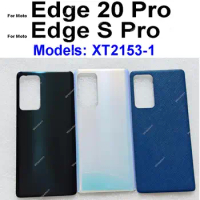 For Motorola MOTO Edge 20 Pro Edge S Pro XT2153-1 Back Battery Door Housing Cover Rear Cover Back Battery Case Parts