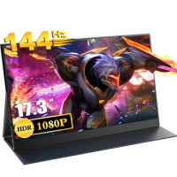UPERFECT UPlays K8 17.3" PC Monitor 144hz FHD 1080P Gaming Display For PS5 XBOX Steam Decks Switch USB C HDMI Laptop Mac Screen