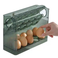 Refrigerator Egg Tray Anti-Squeeze Household Three-Layer Egg Tray Anti-Squeeze And Collision Multi-Functional Creative Egg Box