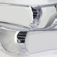 Chrome For Toyota Hilux 2015 2016 2017 Accessories Head Lights Cover For Toyota Hilux Revo Basic Version Car Hilux