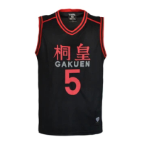 Anime Kuroko No Basuke TOO GAKUEN Aomine Daiki 5# Wakamatsu Kosuke Imayoshi Shoichi Susa Yoshinori Basketball Jersey Cosplay