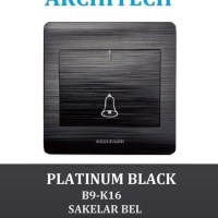 Architech Saklar Bel Black Platinum