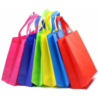 Tas Kantong Kain spunbond sponbond Handle Tali Goodie Tote Bag polos