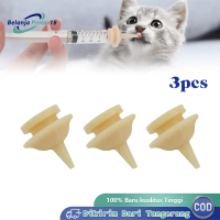 3pcs Dot Kucing Baru Lahir Dot Nipple Anjing Silikon Universal Pet Feeding Nipple Dot Makan