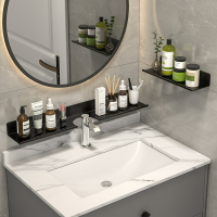 置物櫃 置物架 衛生間浴室壁掛置物架洗漱臺洗手間牙刷杯子置物架免打孔收納神器