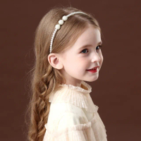 【Baby 童衣】任選 簡約白色珍珠髮箍 女童髮飾 花童髮飾 88980(白色珍珠髮箍)