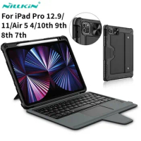NILLKIN For iPad Pro 11 2022 10.9 Keyboard Case Cover Sliding Camera Cover For iPad Air 4 5 Keyboard Case For iPad Pro 12.9 2022