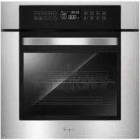 Empava 24" Electric Convection Single Wall Oven 10 Cooking Functions Deluxe 360° ROTISSERIE with Sensitive