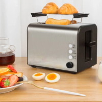 Toaster Household Breakfast Machine Small Baked Toast Sandwich Stainless Steel Toaster Hot Sandwich Maker Bread Machine Maker