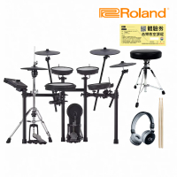 【ROLAND 樂蘭】TD-17KVX2 電子鼓組(保固1+1年 加贈鼓椅 鼓棒 大鼓踏板)