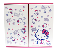 【震撼精品百貨】Hello Kitty_凱蒂貓~HELLO KITTY 多多積木雙拉門收納盒#38148