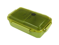 asdfkitty*日本製 OSK 樂扣型透明蓋便當盒-可微波-可機洗-綠色-500ML-保鮮盒/水果盒/收納盒