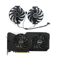 1 fan brand new for ASUS GeForce RTX3060 3060ti 3070 dual OC graphics card replacement fan FDC10U12S9-C