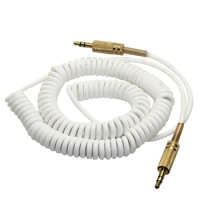 Poyatu 3.5mm Coiled Audio Cable for -Marshall ACTON II STANMORE II WOBURN II STOCKWELL Bluetooth Speaker Replacement AUX