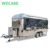 WECARE Carros De Comida Mobile Bar Trailers Dining Car Concession Coffee Food Truck Airstream Catering Trailer Fully Equipped