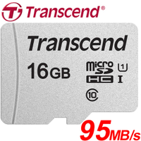 Transcend 創見 16GB 16G microSDHC TF U1 C10 300S 記憶卡