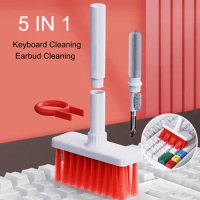 5 in 1 Electronic Cleaner Kit Keyboard Cleaner Kit with Brush Multifunctional Cleaning Kit for Earphone Laptop Phone PC Monitor