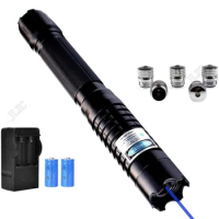 High Powerful 009 Laser Torch Pointer Pen Tactics Powerful laser with Adjustable Focus Laser 532nm laser Head