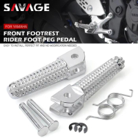 Motorcycle Front Footrest Foot Pegs For YAMAHA MT07 MT09 Tracer 900 XSR 700 YZF R3 R25 R125 MT10 MT25 MT03 MT125 Rider Foot Rest