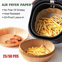 50 PCS Air Fryer Disposable Paper Liner Waterproof Oil-proof Toaster Oven Microwave Home Outdoor Cam