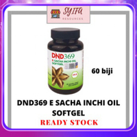 [Buy 3 get 1 free] dnd369 E sacha inchi oil softgel Dr Noordin Darus  3, 6 and 9 plus vitamin E (dnd369 E Sio softgel) wiziacfvb