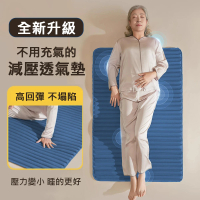 【舒福家居】全新升級減壓護理透氣墊 減壓防褥瘡床墊(減壓床墊附專用床套組-90X120cm)