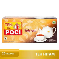 Teh Celup Cap Poci TEH POCI VANILA DAN TEH HITAM ASLI Teh Asli PAKINGSTANDART