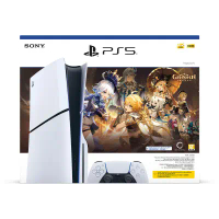 PS5 PlayStation®5 Slim 原神禮包同捆組 新款輕型光碟版主機《台灣公司貨/保固一年》(主機)