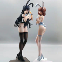 30cm NSFW White Bunny Natsume Sexy Nude Girl Model PVC Anime Action Figure Adult Collection Model Toys Hentai Doll Friend Gift