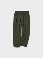 UNIQLO Celana Panjang Pria Easy Cargo Jersey Rileks Olive L
