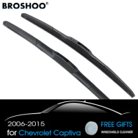 BROSHOO Car Wiper Blade Rubber 24"&amp;16" For Chevrolet Captiva 2006 2007 2008 2009 2010 2011 2012 2013 2014 2015 Auto Accessories