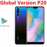 International Version Huawei P20 EML-L29 4G LTE Mobile Phone 24.0MP+20.0MP+12.0MP 4GB RAM 128GB ROM NFC Kirin 970 5.8" 2244x1080