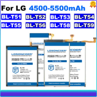 LOSONCOER Original BL-T51 BL-T52 BL-T53 BL-T54 BL-T55 BL-T56 BL-T58 BL-T59 For LG K42, WING Velvet 2 Pro Mobile Phone Battery