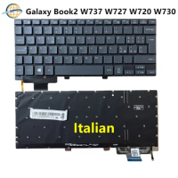 New Italian Docking Base Keyboard for Samsung Galaxy Book2 W737 W727 W720 W730 Original Keyboard 12 inch Win10 Tablet Keyboard