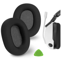 Geekria Comfort Ice Silk Replacement Ear Pads for Sony INZONE H7 (WH-G700), INZONE H9 (WH-G900N) Headphones Ear Cushions