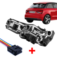 For Audi A1 N/S Rear Left Tail Lamp Cluster Bulb Holder &amp; Prewired Plug 8X0 945 257 A Car Lights Wire Replacement Parts