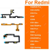 Side Volume Button Power Key Flex Cable For Redmi K20 K30 K40 K50 Pro K30 Ultra K50 K50i Ultra K30i K30S K40S K40 Gaming 4G 5G