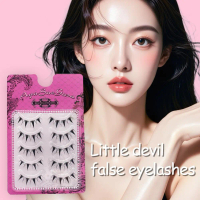 5 Pairs Little Devil False Eyelashes 3d Faux Lashes Natural Eyelash A7G3