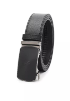 Swiss Polo 35mm Automatic Buckle Belt (自動皮帶) - 黑色