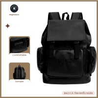 A Balo Da Backpack King 03 Unisex Chống Nước - Màu Đen - Họa Tiết In Dưới