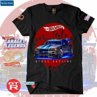 Nissan GTR Skyline R34 City Hotwheel 50th Anniversarry T-shirt Big size Hypebeast Streetwear baju le